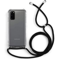 Backcover Shockproof Cord TPU + PC for Samsung S20 Transparent