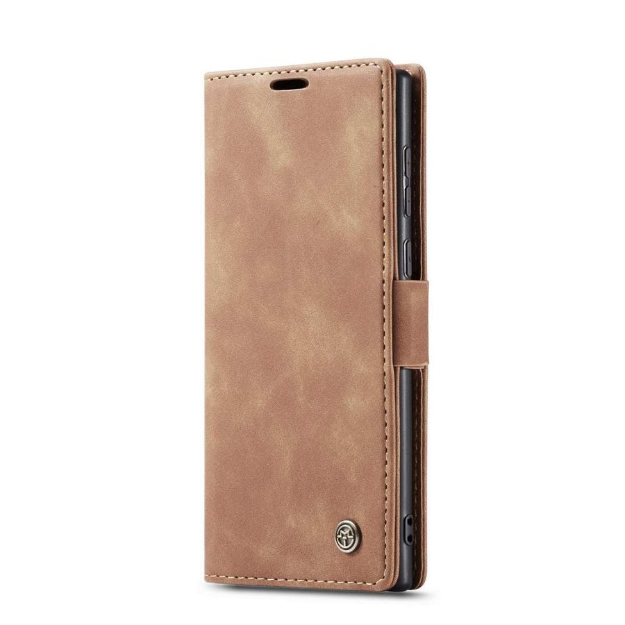 Retro Wallet Slim pour Samsung Note 20 L. Marron