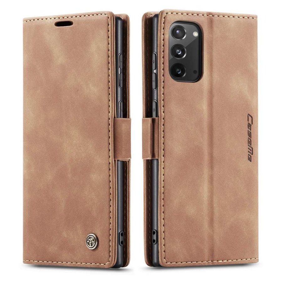 Retro Wallet Slim for Samsung Note 20 L. Brown