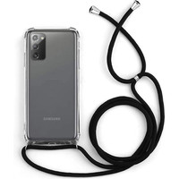 Backcover Shockproof Cord TPU + PC for Samsung Note 20 Transparent