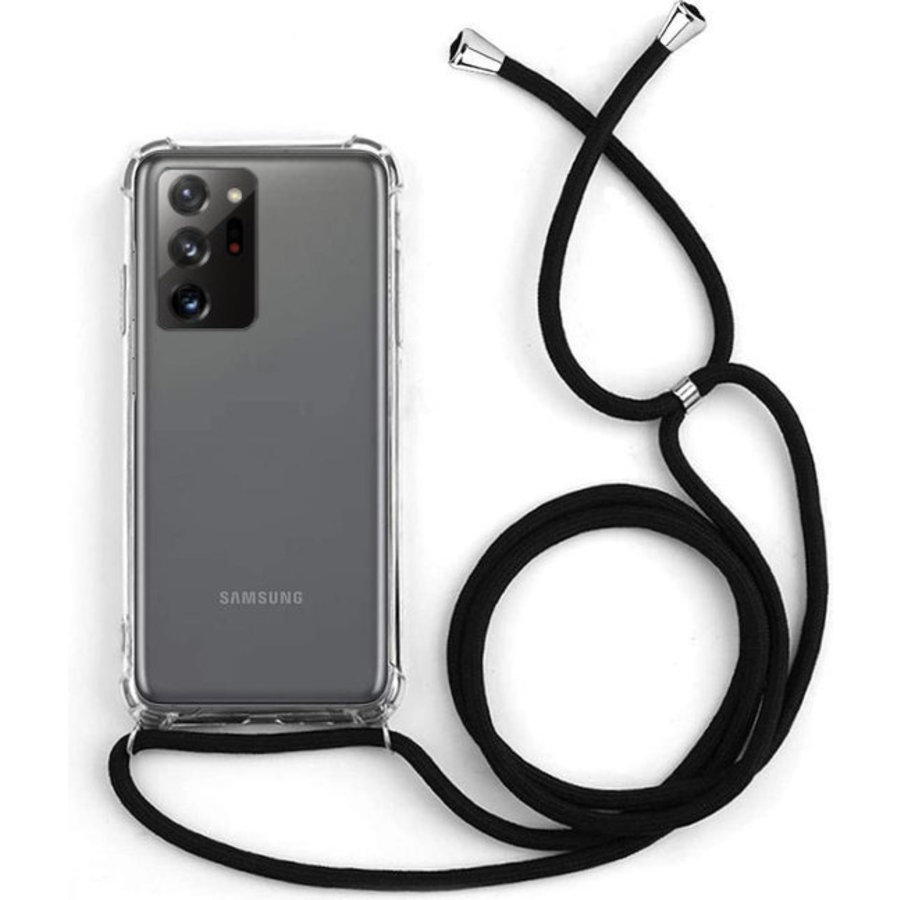 Backcover Shockproof Cord TPU + PC for Samsung Note 20 Ultra Transparent