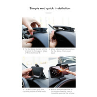 Dashboard Car Holder Black