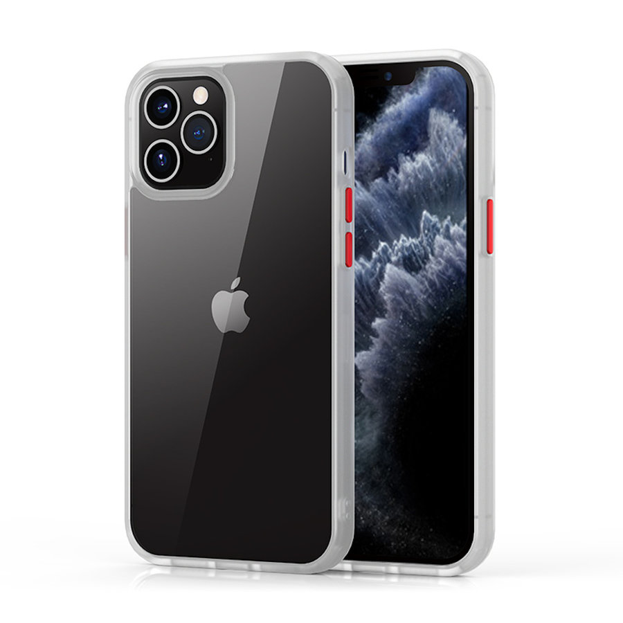 Shark Shockproof Case Apple iPhone 12/12 Pro 6.1'' Wit