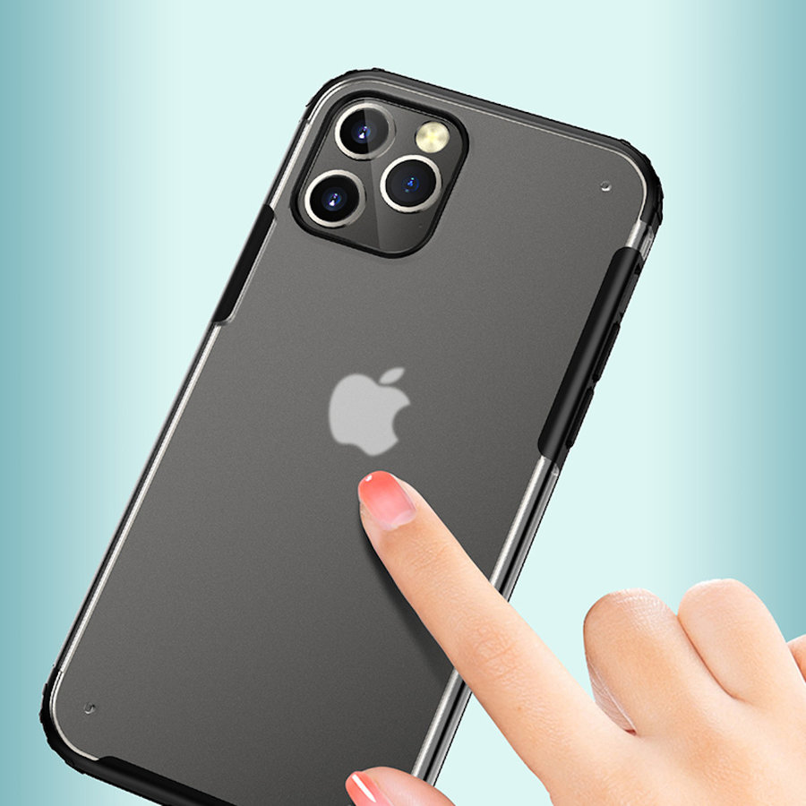 Custodia antiurto Pioneer Apple iPhone 12 Pro Max 6,7 '' nera