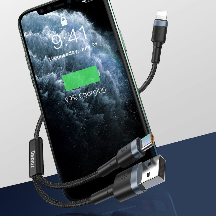 2-in1 Cable USB/Type-C to Lightning