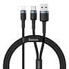 Baseus 2-in1-Kabel USB/Typ-C auf Lightning