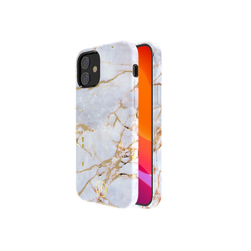  Kingxbar Carcasa trasera Jade para iPhone 12 mini 5.4 '' Blanco 