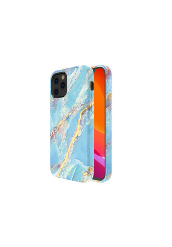  Kingxbar Jade BackCover iPhone 12/12 Pro 6.1 '' Blu 