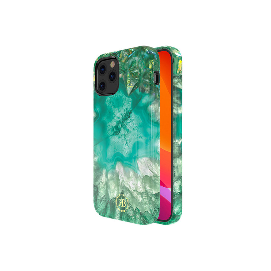 Cover posteriore in cristallo per iPhone 12 Pro Max 6,7 "Verde