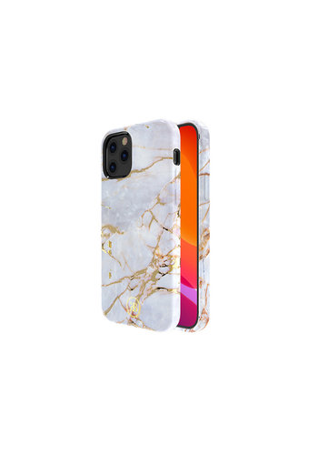  Kingxbar Jade BackCover iPhone 12/12 Pro 6.1 '' Blanc 