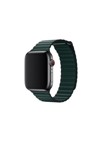  Devia Apple Watch Lederband 42/44/45mm Grün 