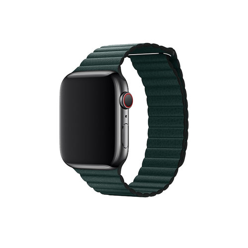  Devia Apple watch Cinturino in pelle 42/44/45/49mm Verde 