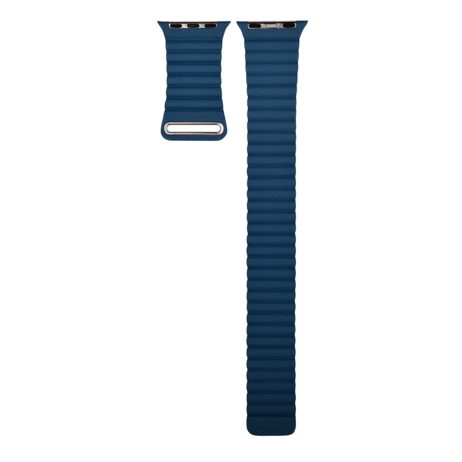 Apple watch Bracelet Cuir 38/40/41mm Bleu