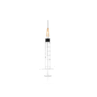 Safety syringe 3ml with Needle 100pcs.