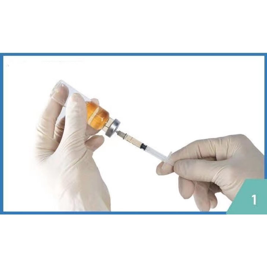 Safety syringe 3ml with Needle 100pcs.
