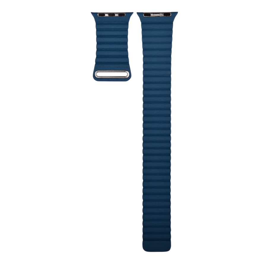 Apple Watch Correa de piel 42/44/45/49 mm Azul