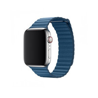 Apple Watch cinturino in pelle 42/44/45/49 mm blu