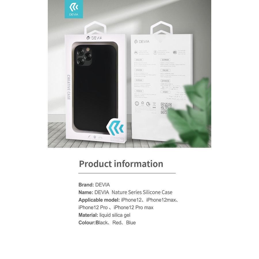 Flüssiges Silikon BackCover Apple iPhone 12 Pro Max (6,7 '') Grün
