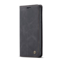 Retro Wallet Slim pour Samsung S21 Noir