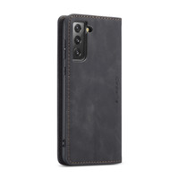 Retro Wallet Slim pour Samsung S21 Noir