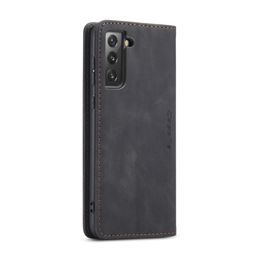 Portafoglio Retro Slim per Samsung S21 Plus Black