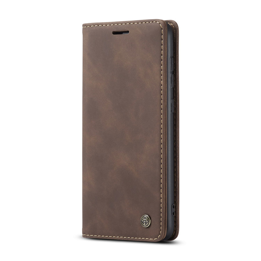 Retro Wallet Slim voor Samsung S21 Plus Bruin