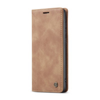 Retro Wallet Slim voor Samsung S21 L.Bruin