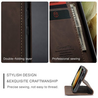 Retro Wallet Slim für Samsung S21 Ultra Brown