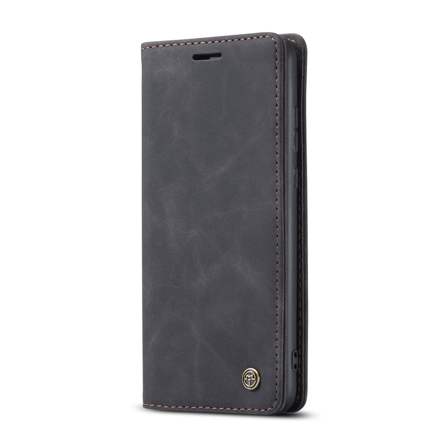 Retro Wallet Slim für Samsung S21 Ultra Black