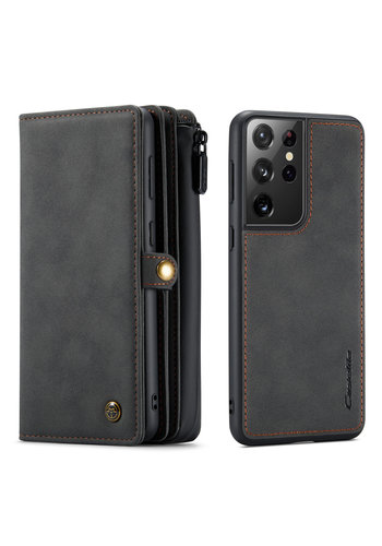  CaseMe Multi Wallet voor S21 Ultra Zwart 