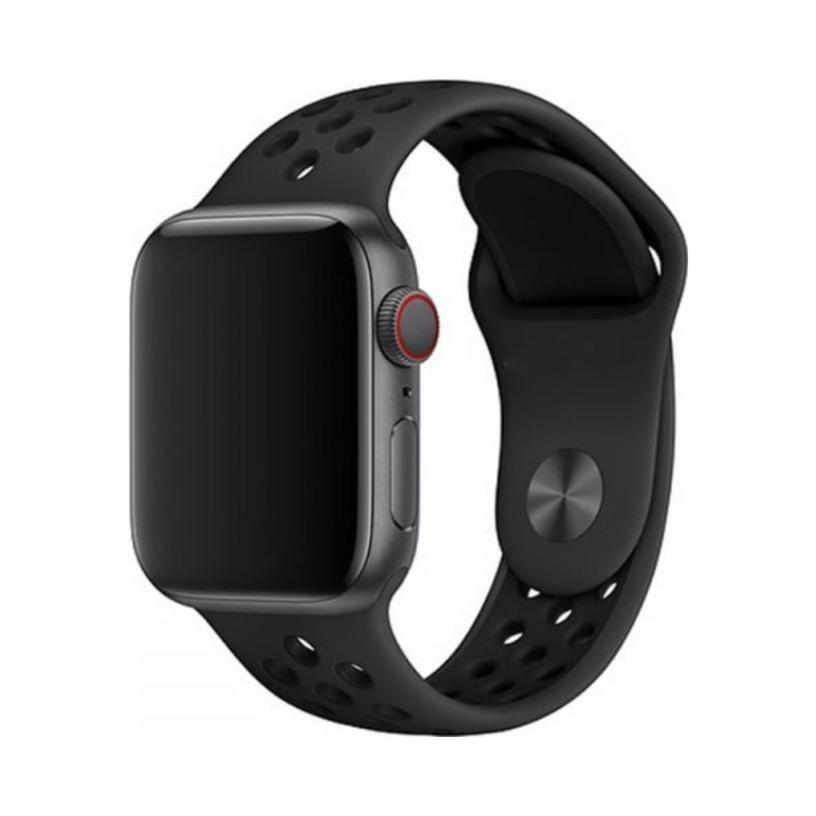 Czarny pasek sportowy Apple Watch 38/40/41 mm – pasek Sport2 z serii Deluxe