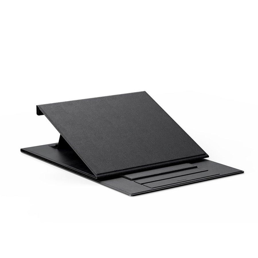 Support pliable pour ordinateur portable noir