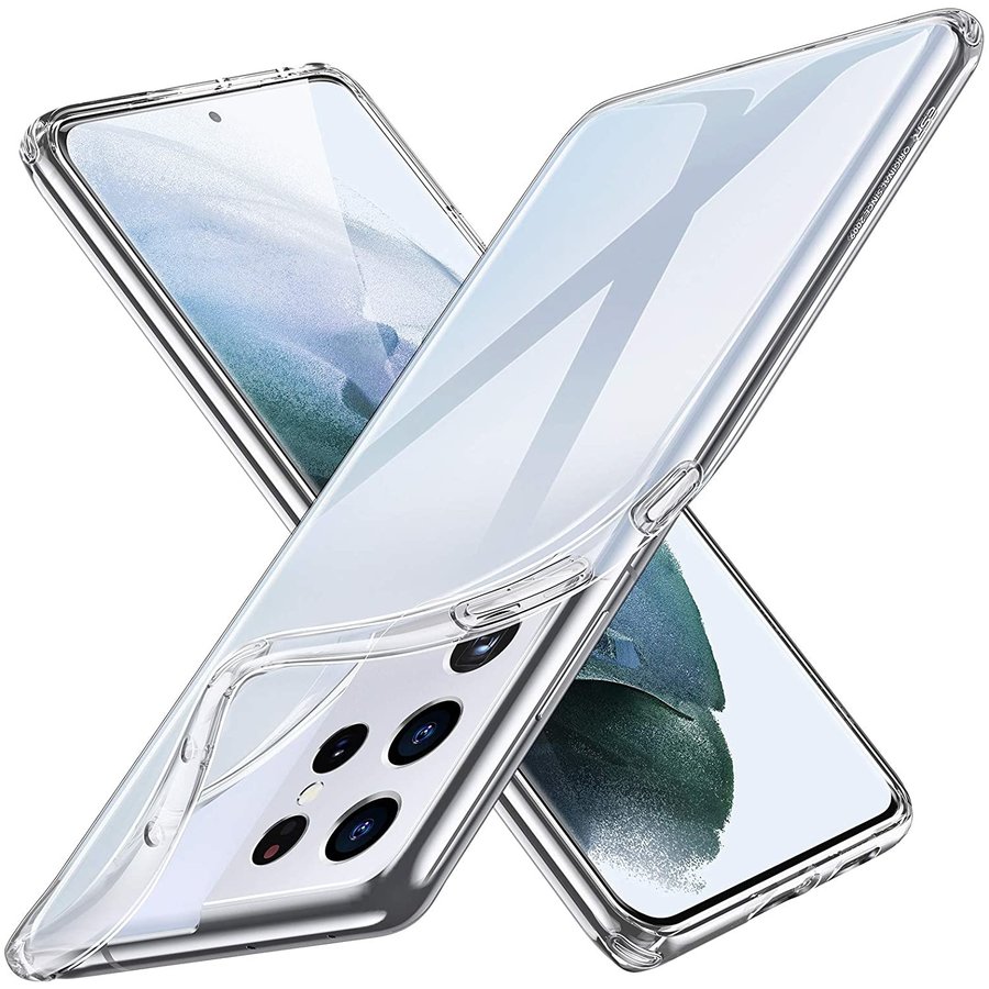 Coque Coolskin3T pour Samsung S21 Ultra Transparent Blanc