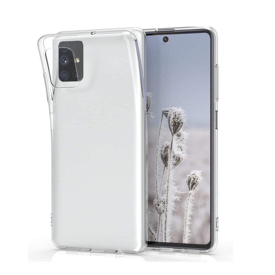 Coque Coolskin3T pour Samsung M51 Transparent Blanc