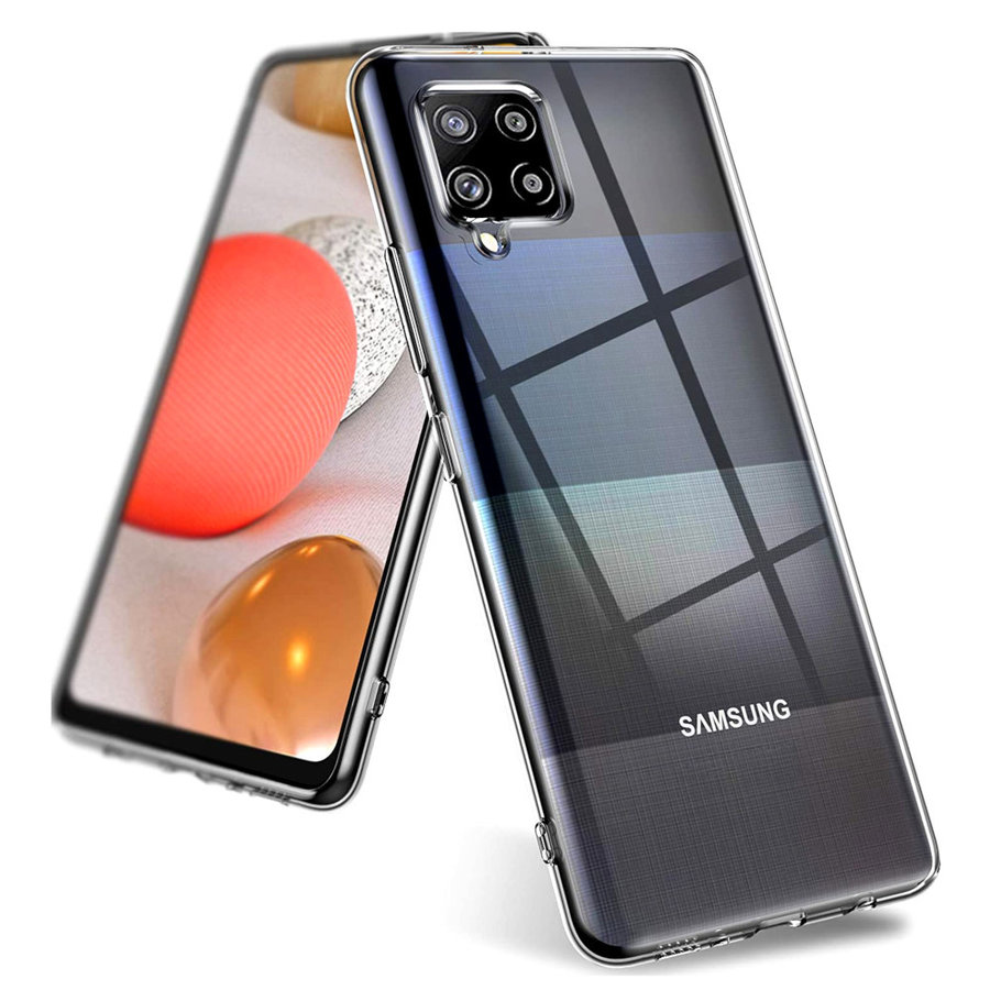 Hoesje Coolskin3T voor Samsung A42 Transparant Wit