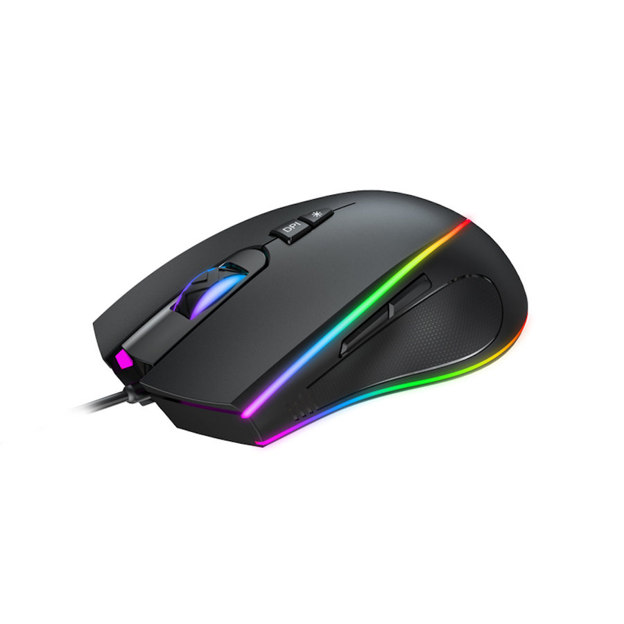 MS1017 Gaming Mouse - 6400 DPI - RGB Lit