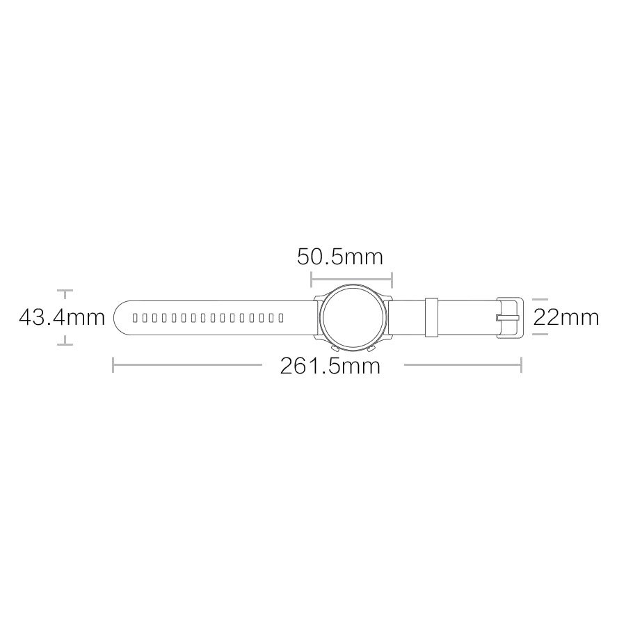 Montre Connectée RS3 1.2'' AMOLED