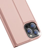 Skin Pro etui na książki iPhone 13 Pro różowy