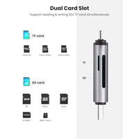 2-in-1 USB-C OTG Kaartlezer