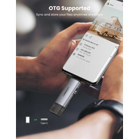 2-in-1 USB-C OTG Card Reader