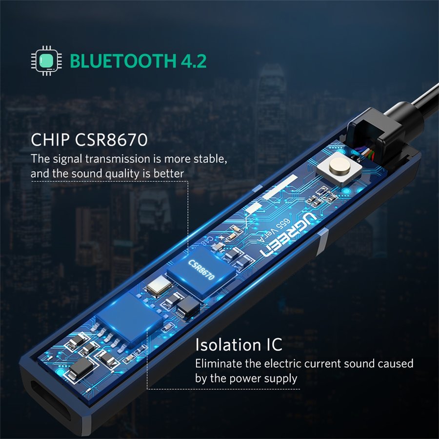 Émetteur audio Bluetooth 5.0