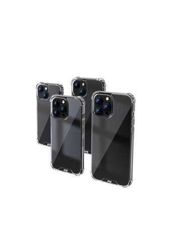  ATB Design Custodia trasparente per iPhone 13 Pro Max - Antiurto 