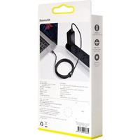 Cable Cafule 100W Tipo-C 2 Metros Negro Gris