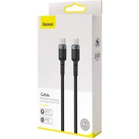 Cafule 100W Type-C Cable 2 Meter Black Gray