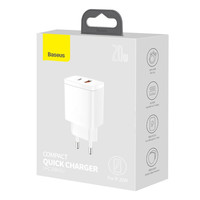 Caricabatterie da viaggio compatto USB-A/USB-C 20W