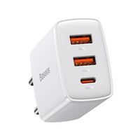 Chargeur de voyage compact 2x USB-A + USB-C 30W