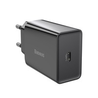 Mini Cargador de Viaje USB-C PD 20W Negro