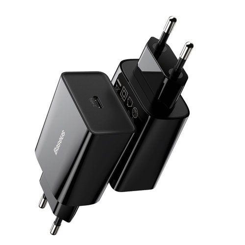  Baseus Mini-Reiseladegerät USB-C PD 20W Schwarz 