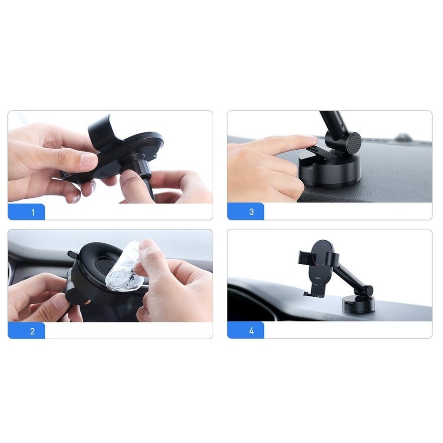 Gravity Phone Holder with Suction Cup