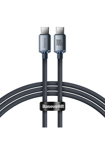  Baseus Cable de 100 W tipo C a tipo C de 1,2 metros 